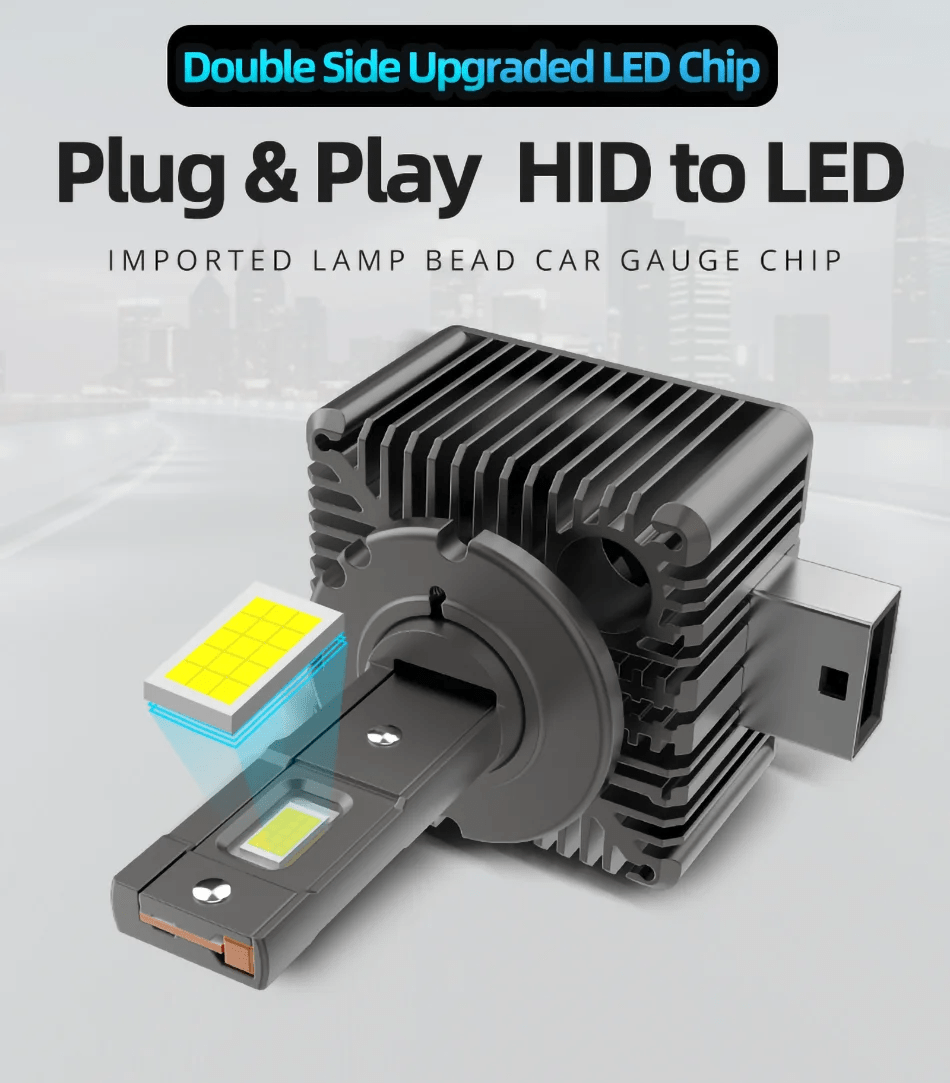 XENPLUS Car LED Headlight Bulb D Series HID Ballast to LED Plug & Play (Technology from Germany)
