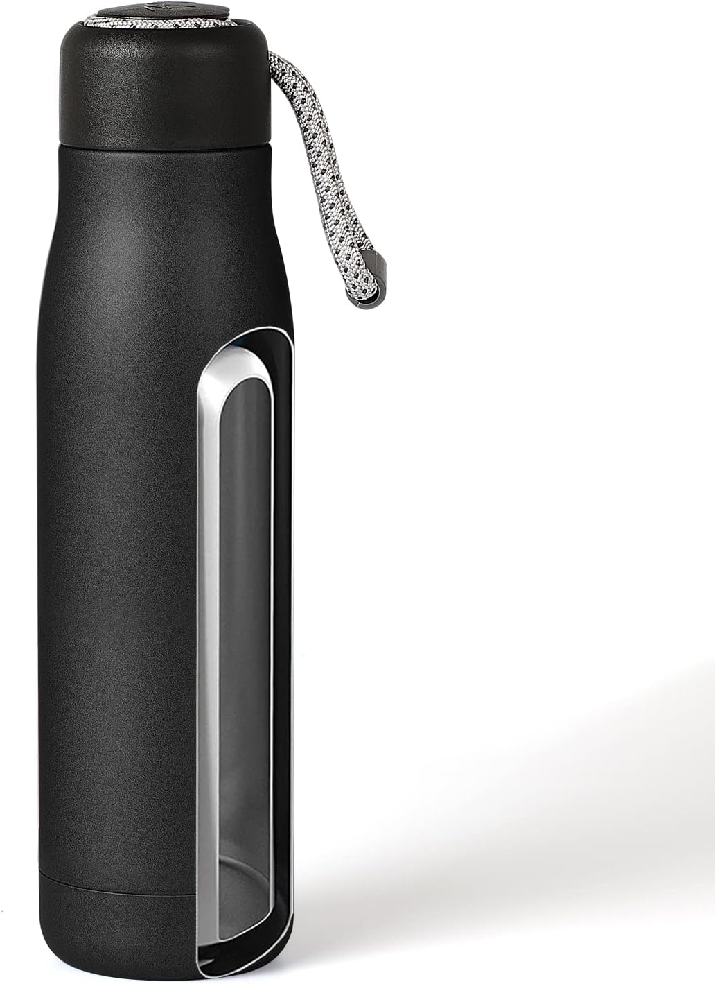 Vacuum Insulated Stainless Steel with Insulation Water Bottle 550 ML, Leak-Proof Double Walled with Portable Lid Metal Thermos Suitable for Traveling & Home