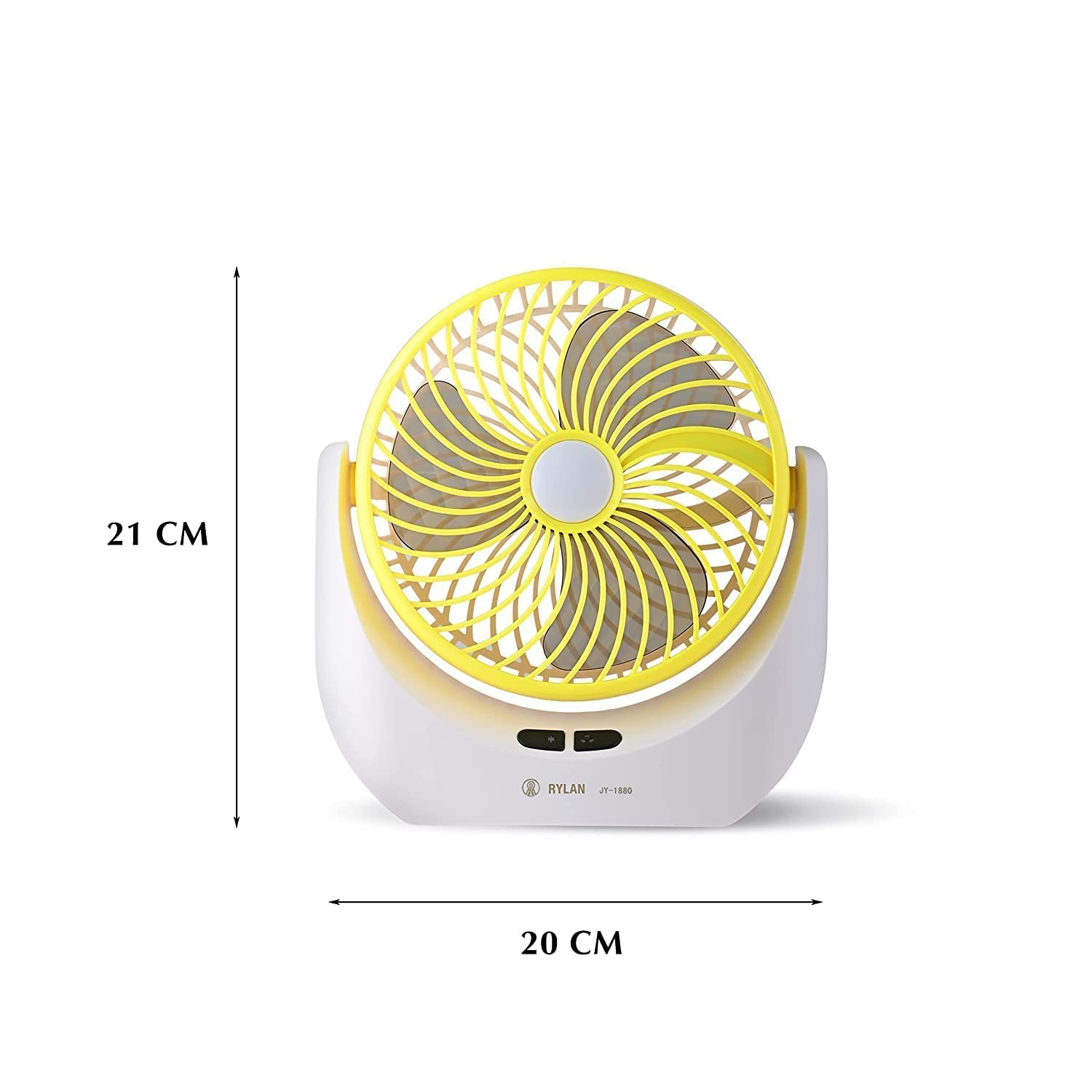 Mini Portable USB Table Fan with LED light & Built-in Rechargeable powerful 2500mah Battery Operated Summer Cooling Table Fan For Home Office Indoor Outdoor Travel