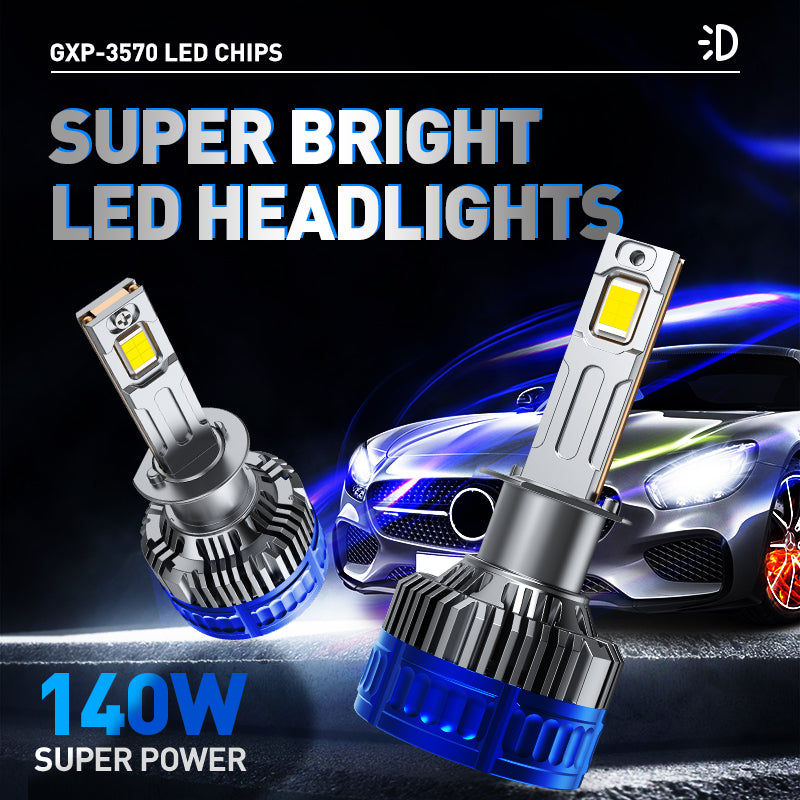 XENPLUS Car LED Headlight Bulb F66 Pro 140W Big Power LED Headlight (Technology from Germany)