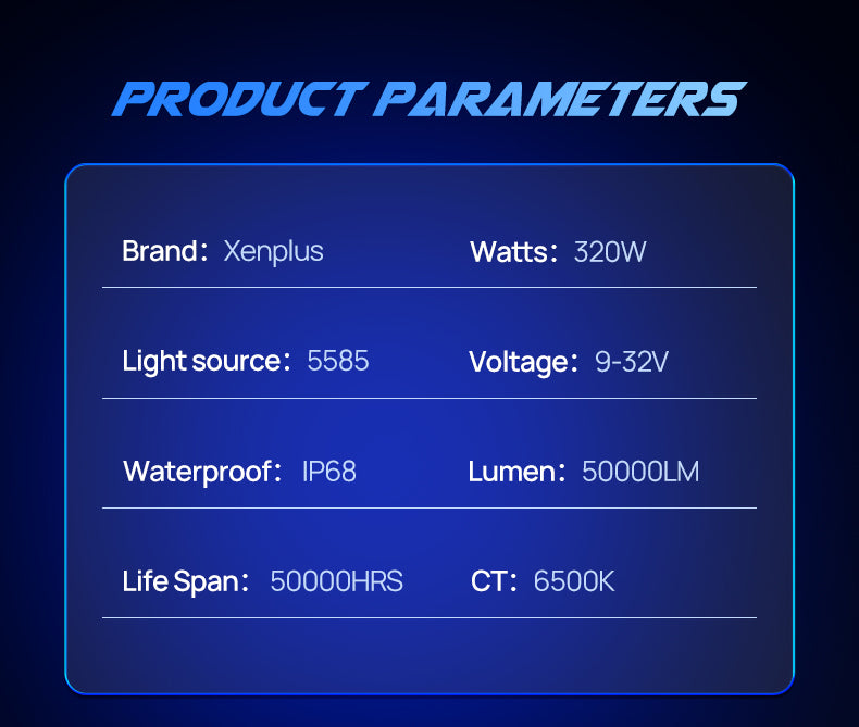 XENPLUS Car LED Headlight Bulb U160 320W Big Power LED Headlight for Car (Technology from Germany)