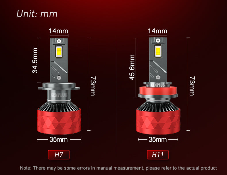 XENPLUS Car LED Headlight Bulb U17 130W Big Power LED Headlight (Technology from Germany)