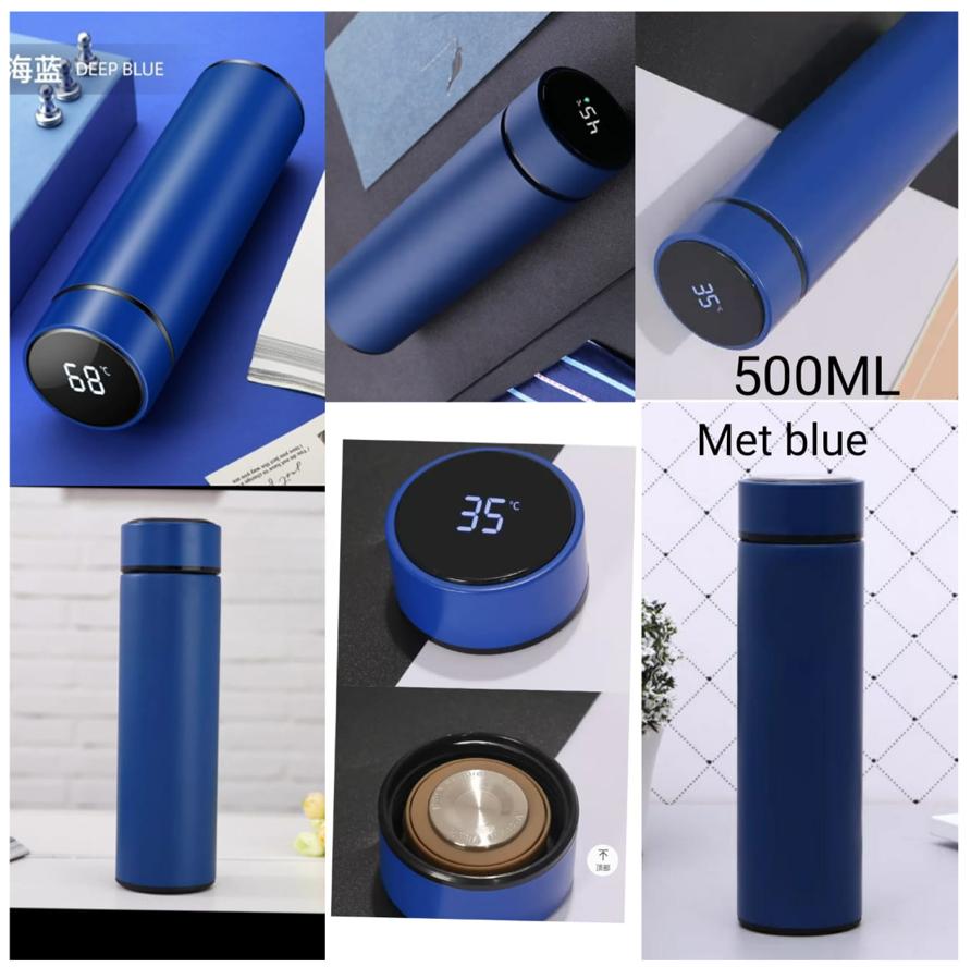 Temperature Water Bottle Thermos Double Stainless Steel Wall Smart Flask Vacuum Insulated Water Bottle with LED Temperature Display 500ml